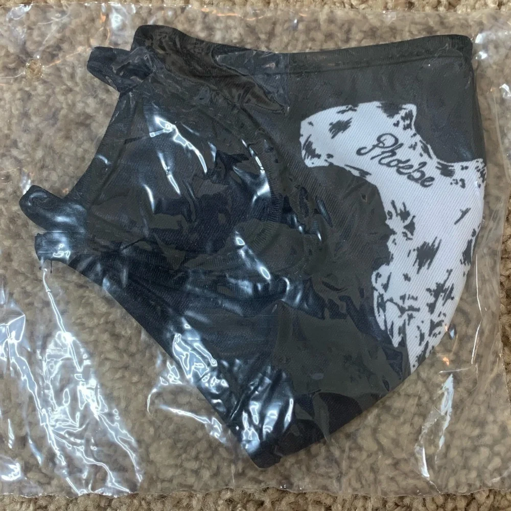 Two Phoebe Bridgers black skull masks official merchandise new in bags